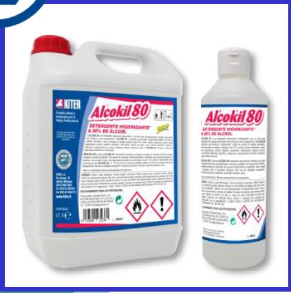 ALCOKIL 80, Embalagem de 500ML e de 5L